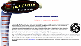 What Anchorageplanetwalk.org website looked like in 2019 (4 years ago)