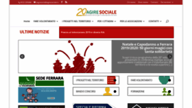 What Agiresociale.it website looked like in 2019 (4 years ago)