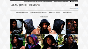 What Alanjosephdesigns.com website looked like in 2019 (4 years ago)