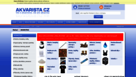 What Akvarista.cz website looked like in 2019 (4 years ago)