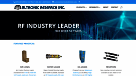 What Altronic.com website looked like in 2019 (4 years ago)