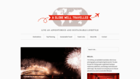 What Aglobewelltravelled.com website looked like in 2019 (4 years ago)