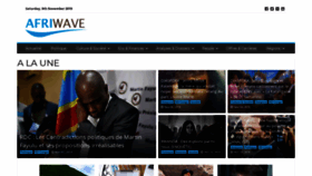 What Afriwave.com website looked like in 2019 (4 years ago)