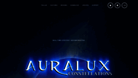 What Auraluxconstellations.com website looked like in 2019 (4 years ago)