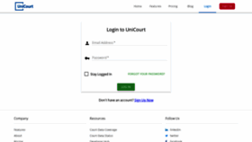 What App.unicourt.com website looked like in 2019 (4 years ago)