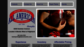 What Allamericaninc.com website looked like in 2019 (4 years ago)