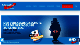 What Afd.de website looked like in 2019 (4 years ago)