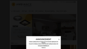 What Ambiance-lighting.com website looked like in 2019 (4 years ago)