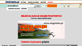 What Alegolebie.pl website looked like in 2019 (4 years ago)