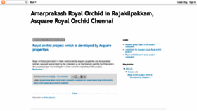 What Amarprakash-royal-orchid.blogspot.com website looked like in 2019 (4 years ago)