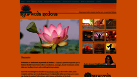 What Ayurveda-sedona.com website looked like in 2019 (4 years ago)