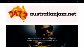 What Australianjazz.net website looked like in 2019 (4 years ago)