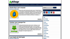 What Apkhuge.com website looked like in 2019 (4 years ago)