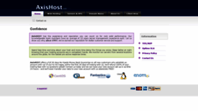 What Axishost.com website looked like in 2019 (4 years ago)