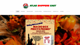 What Atlasshipperseastllc.com website looked like in 2019 (4 years ago)