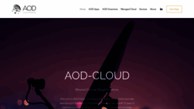 What Aod-cloud.com website looked like in 2019 (4 years ago)