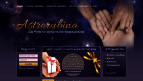 What Astrorubina.de website looked like in 2019 (4 years ago)