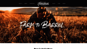 What Almanacbeer.com website looked like in 2019 (4 years ago)