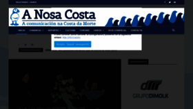 What Anosacosta.es website looked like in 2019 (4 years ago)