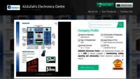 What Abdullahs.in website looked like in 2019 (4 years ago)