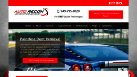 What Autoreconexpress.com website looked like in 2019 (4 years ago)