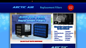 What Arcticairfilter.com website looked like in 2019 (4 years ago)