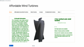What Affordablewindturbines.com website looked like in 2019 (4 years ago)