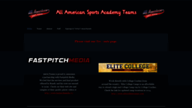 What Allamericanteams.startlogic.com website looked like in 2019 (4 years ago)