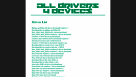 What Alldrivers4devices.net website looked like in 2019 (4 years ago)