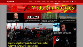 What Aydinlik.com.tr website looked like in 2019 (4 years ago)