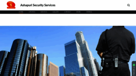 What Ashapurisecurityservices.in website looked like in 2019 (4 years ago)