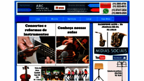 What Abcmusical.com.br website looked like in 2019 (4 years ago)