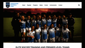 What Afcacademy.club website looked like in 2019 (4 years ago)