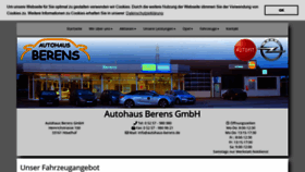 What Autohaus-berens.de website looked like in 2019 (4 years ago)