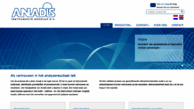What Anadis.nl website looked like in 2019 (4 years ago)