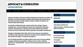 What Advocacy-consulting.com website looked like in 2019 (4 years ago)