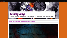 What Aloys.me website looked like in 2019 (4 years ago)