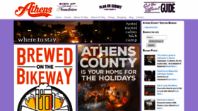 What Athensohio.com website looked like in 2019 (4 years ago)