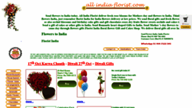 What Allindiaflorist.com website looked like in 2019 (4 years ago)