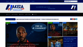 What Akeza.net website looked like in 2019 (4 years ago)