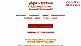 What Austinroofingandconstruction.com website looked like in 2019 (4 years ago)
