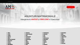 What Anunturi-matrimoniale.ro website looked like in 2019 (4 years ago)