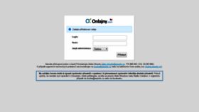 What Admin.onlajny.com website looked like in 2019 (4 years ago)