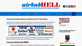 What Airbnbhell.com website looked like in 2019 (4 years ago)