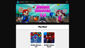 What Addiktive.games website looked like in 2019 (5 years ago)