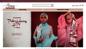 What Arianionline.my website looked like in 2019 (4 years ago)