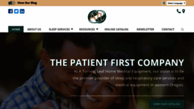 What Atlhomemedical.com website looked like in 2019 (4 years ago)
