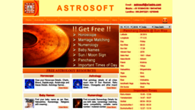 What A1astro.com website looked like in 2019 (4 years ago)