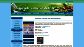 What Ayurvedjournal.com website looked like in 2019 (4 years ago)