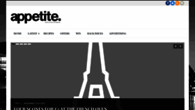 What Appetitemag.co.uk website looked like in 2019 (4 years ago)